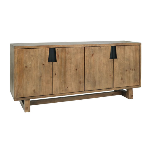 Lyra - 4 Door Buffet - Smoke Brown - R&R Furniture Gallery (Fountain Valley, CA)