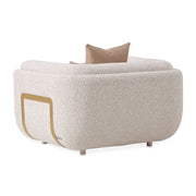 Savannah Breeze - Matching Chair - Cashmere / Gold - R&R Furniture Gallery (Fountain Valley, CA)