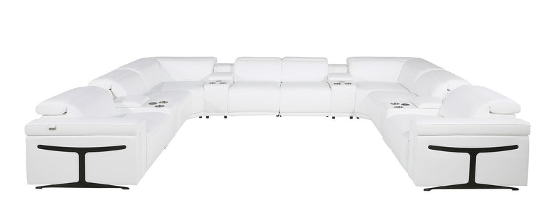 1126 - 12-Piece U-Shaped Sectional Sofa In With 4 Power Recliners & Power Headrests