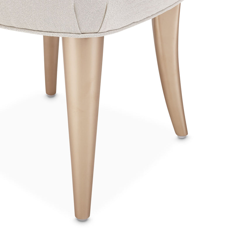 La Rachelle - Vanity Chair - Champagne - R&R Furniture Gallery (Fountain Valley, CA)