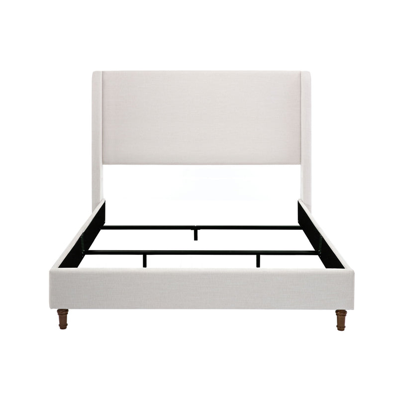 Hayden - Upholstered Wingback Bed With Tall Headboard - R&R Furniture Gallery (Fountain Valley, CA)