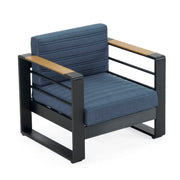 Giovanna - Club Chair Set With Aluminum Frame - R&R Furniture Gallery (Fountain Valley, CA)