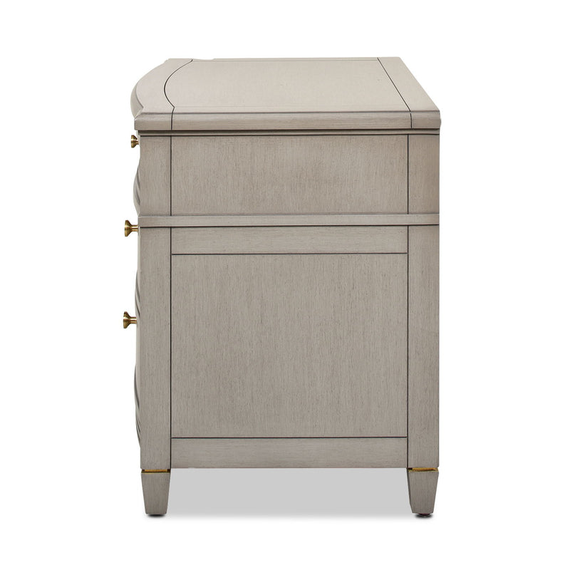 Dauphin - 3 Drawer Accent End Table - R&R Furniture Gallery (Fountain Valley, CA)