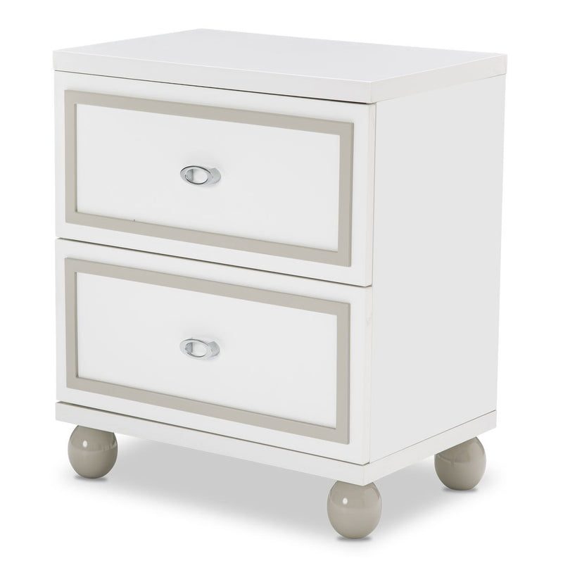 Sky Tower - Nightstand - White - R&R Furniture Gallery (Fountain Valley, CA)