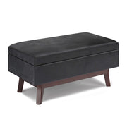 Owen - Upholstered Rectangular Storage Ottoman - R&R Furniture Gallery (Fountain Valley, CA)