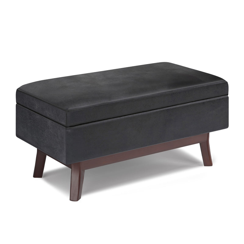 Owen - Upholstered Rectangular Storage Ottoman - R&R Furniture Gallery (Fountain Valley, CA)