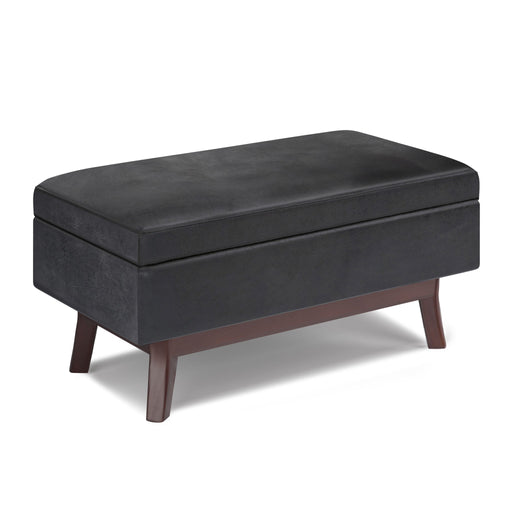 Owen - Upholstered Rectangular Storage Ottoman - R&R Furniture Gallery (Fountain Valley, CA)