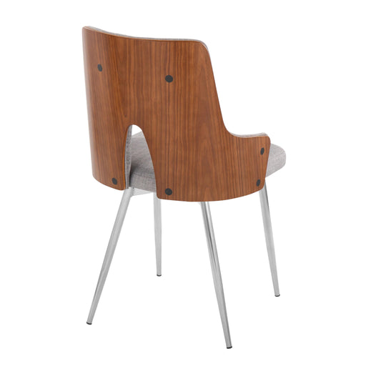 Set of two Lumi Source Stella contemporary dining chairs with sleek design and stylish upholstery, perfect for modern dining rooms.