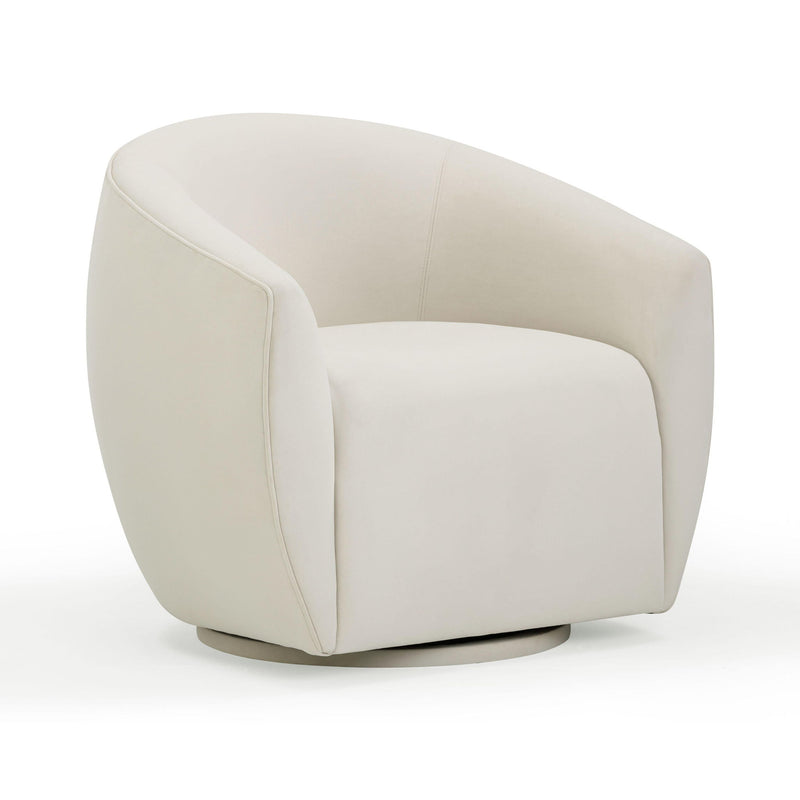 Jordan - Velvet Swivel Chair - R&R Furniture Gallery (Fountain Valley, CA)