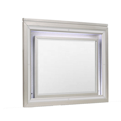 Cross - Glam Mirror With LED - Champagne - R&R Furniture Gallery (Fountain Valley, CA)