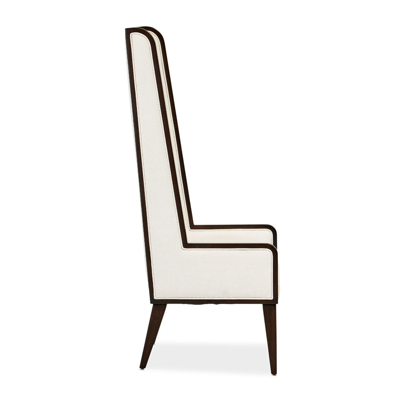 Belmont Place - Desk Chair - White / Dark Brown - R&R Furniture Gallery (Fountain Valley, CA)