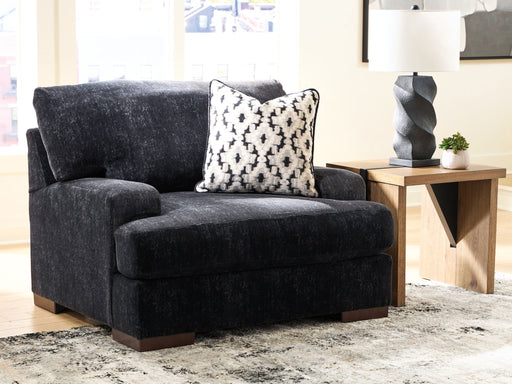 Whitmore Manor - Chair And A Half - Black Pearl - R&R Furniture Gallery (Fountain Valley, CA)