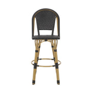 Outdoor Rattan And Aluminum French Barstools (Set of 2) - R&R Furniture Gallery (Fountain Valley, CA)