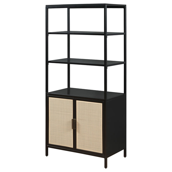 Kenneth - 3 Shelf Radio Weave Accent Cabinet