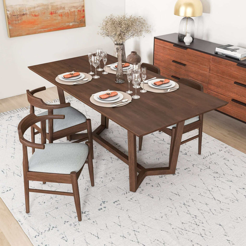 Marina - Mid-Century Modern Design Dining Table - R&R Furniture Gallery (Fountain Valley, CA)