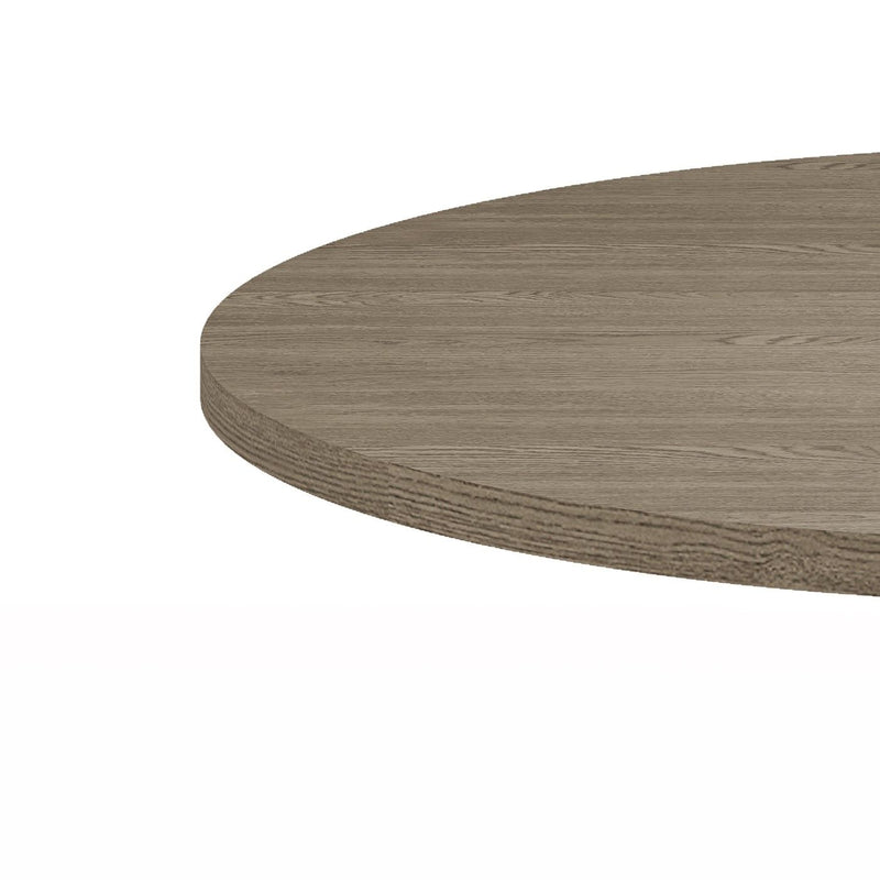 Tannen - Round Dining Table - White / Gray