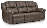 Lowilla - Reclining Sofa - Driftwood - R&R Furniture Gallery (Fountain Valley, CA)