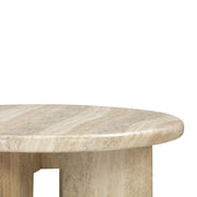 Patrizia - Concrete Round Coffee Table - Natural - R&R Furniture Gallery (Fountain Valley, CA)