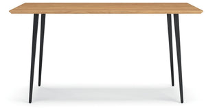 Gretlynn - Rectangular Dining Room Table - Black / Natural - R&R Furniture Gallery (Fountain Valley, CA)