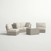 Stylish Modular Wicker Patio Seating Group - R&R Furniture Gallery (Fountain Valley, CA)