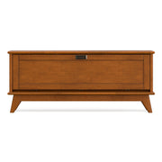 Draper - Flip Down Storage Bench - Teak - R&R Furniture Gallery (Fountain Valley, CA)