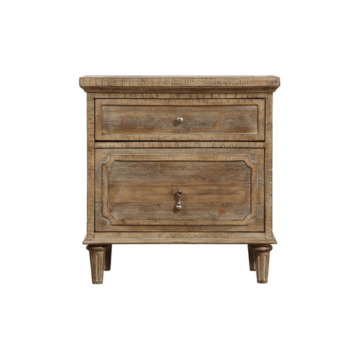 2 Drawer Nightstand - Taupe - R&R Furniture Gallery (Fountain Valley, CA)