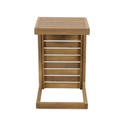 Aluminum Outdoor C - Shaped Side Table For Patio - R&R Furniture Gallery (Fountain Valley, CA)
