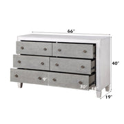 Katia - Dresser - Rustic Gray & Weathered White - R&R Furniture Gallery (Fountain Valley, CA)