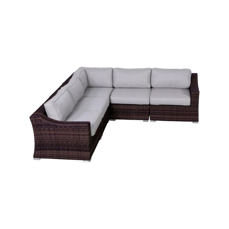 Outdoor Wicker Sofa Seating Group With Cushions - R&R Furniture Gallery (Fountain Valley, CA)