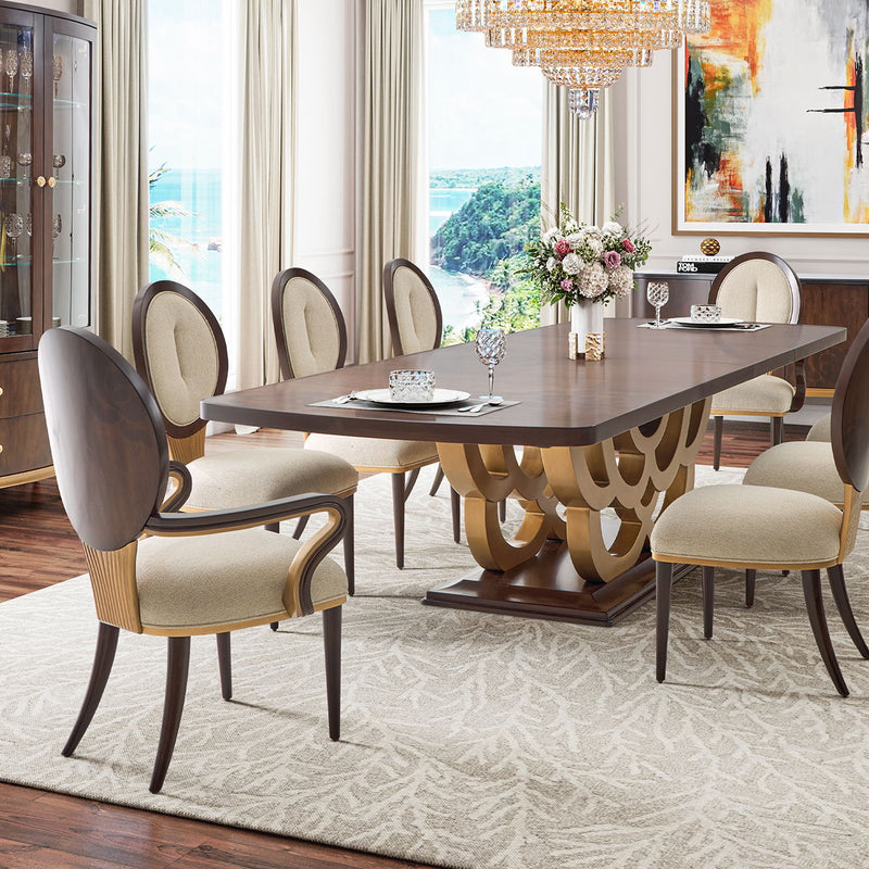 Camellia Field - Dining Arm Chair (Set of 2) - R&R Furniture Gallery (Fountain Valley, CA)
