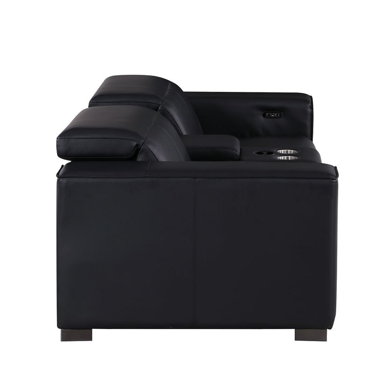 1208 - Dual Power Reclining Console Loveseat