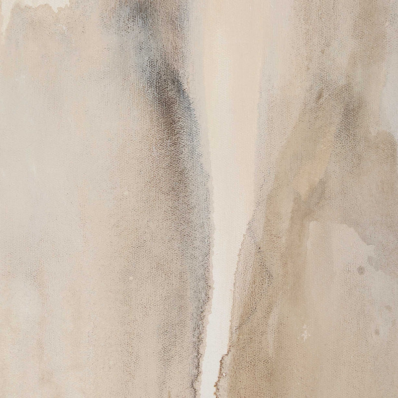 Embark - Hand Painted Abstract Canvas - Black / Brown / Gray / Woodtone