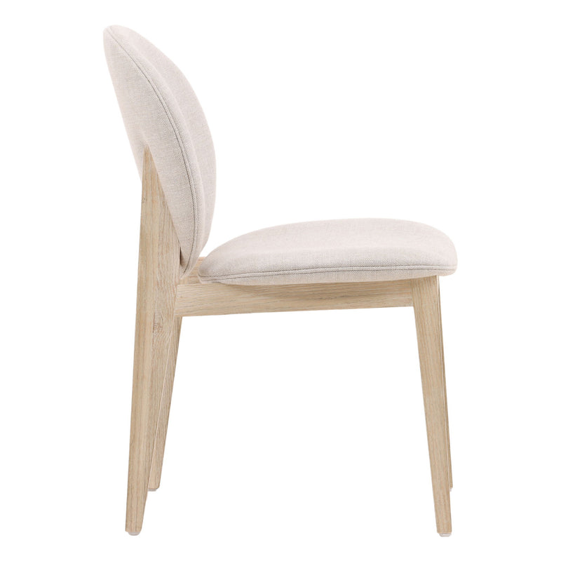Laurence - Dining Chair - Taupe And Natural