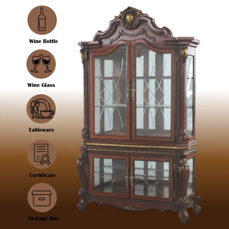 Picardy - Curio Cabinet - R&R Furniture Gallery (Fountain Valley, CA)