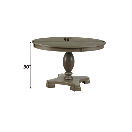 Waylon - 30" Dining Table - Gray Oak - R&R Furniture Gallery (Fountain Valley, CA)