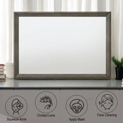 Escher - Mirror - Gray Oak - R&R Furniture Gallery (Fountain Valley, CA)