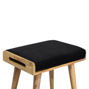 Tray Style Footstool - Black - R&R Furniture Gallery (Fountain Valley, CA)