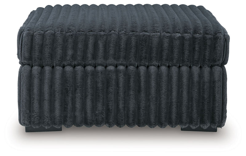 Midnight-Madness - Oversized Accent Ottoman - R&R Furniture Gallery (Fountain Valley, CA)