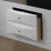 Modern Design Storage Bed With Bookcase Headboard - R&R Furniture Gallery (Fountain Valley, CA)