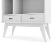 Draper - Mid Century Wide Bookcase And Storage Unit - R&R Furniture Gallery (Fountain Valley, CA)