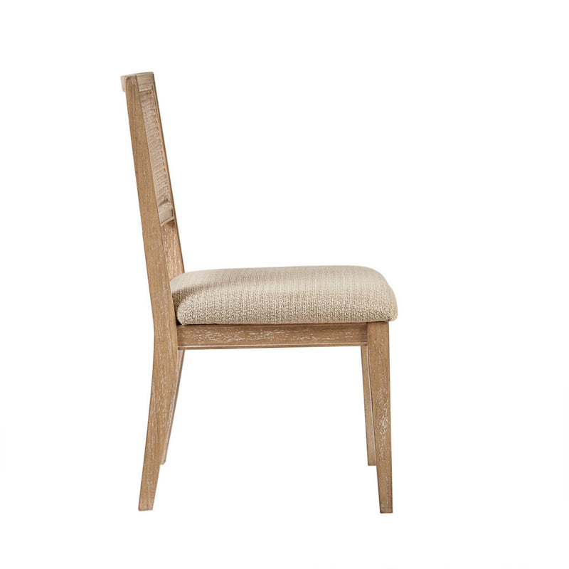 Modern Armless Dining Chair With Cane Back (Set of 2) - R&R Furniture Gallery (Fountain Valley, CA)