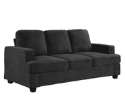 Modern Sofa, Comfortable 3 Seater Couch With Deep Seating, Loose Back Cushions, Wide Arms - R&R Furniture Gallery (Fountain Valley, CA)