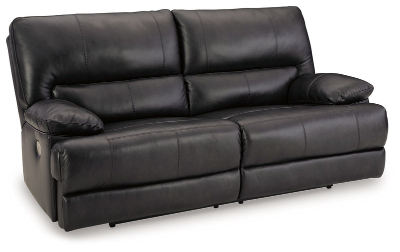 Mountainous - 2 Seat Power Reclining Sofa With Adj Headrest - Eclipse - R&R Furniture Gallery (Fountain Valley, CA)
