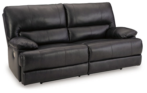 Mountainous - 2 Seat Power Reclining Sofa With Adj Headrest - Eclipse - R&R Furniture Gallery (Fountain Valley, CA)