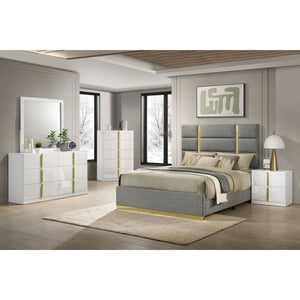 Lauryn - Upholstered Panel Bed