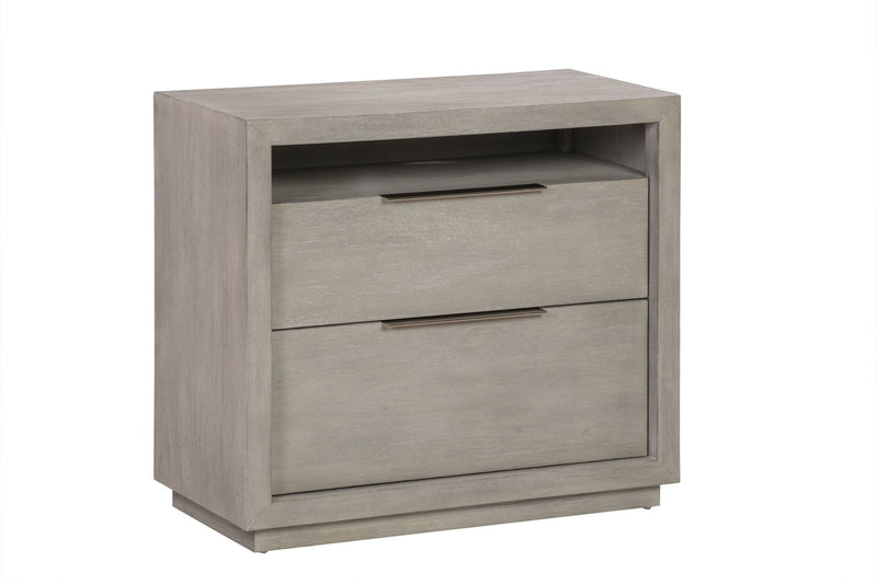 Oxford Two-Drawer Nightstand in Mineral