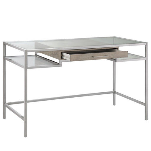 Adela - Writing Desk - Antique Silver - R&R Furniture Gallery (Fountain Valley, CA)