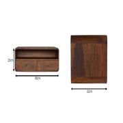 Floating Open Console - Chestnut - R&R Furniture Gallery (Fountain Valley, CA)