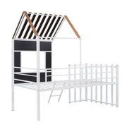 Loft Bed With Roof, Window, Guardrail, Ladder - R&R Furniture Gallery (Fountain Valley, CA)