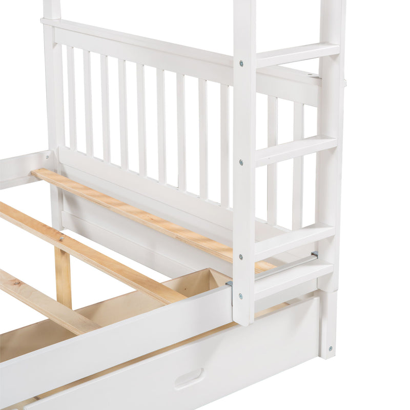 Bunk Bed With Ladders And 2 Storage Drawers - R&R Furniture Gallery (Fountain Valley, CA)